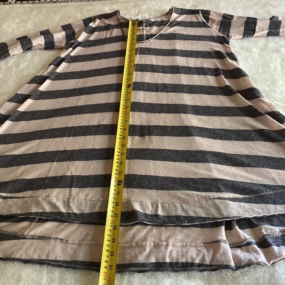 EUC WE THE FREE - Free People Striped Tunic Top 🌸 Loose Fit  🌷 Size XS / TP - Picture 7 of 10